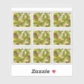 Jungle Pflanze Muster Handgezeichnetes Set Sticker (Blatt)