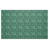 Jungle Print Tropical Palm Blätter Grün weiß und Stoff (Fat Quarter (45,7 x 55,9 cm))