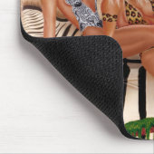 JUNGLE QUEENS CATFIGHT MOUSEPAD (Ecke)