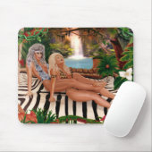 JUNGLE QUEENS CATFIGHT MOUSEPAD (Mit Mouse)