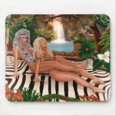 JUNGLE QUEENS CATFIGHT MOUSEPAD (Vorne)