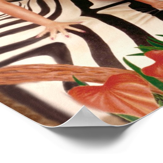 JUNGLE QUEENS CATFIGHT POSTER (Ecke)