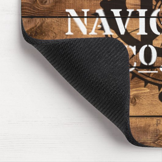 Jungle River Crate Stencil Mousepad (Ecke)