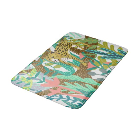 Jungle Roar - Cheetah Badematte (Schrägansicht)