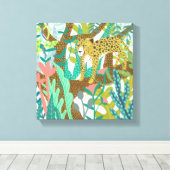 Jungle Roar - Cheetah Leinwanddruck (Insitu (Holzboden))