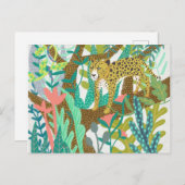 Jungle Roar - Cheetah Postkarte (Vorne/Hinten)
