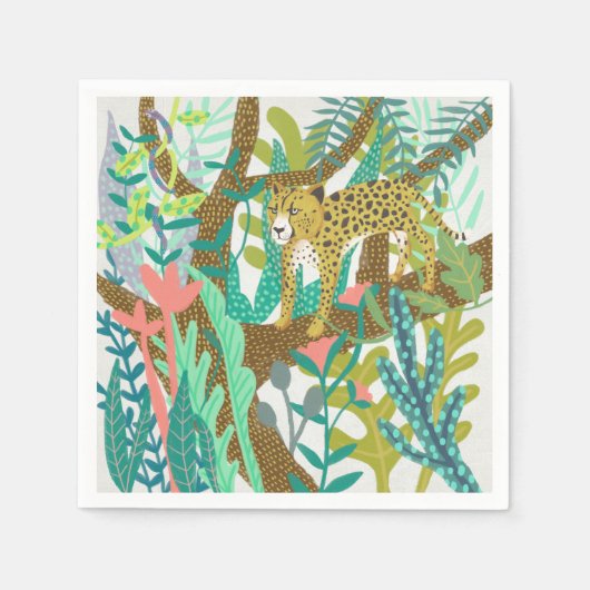 Jungle Roar - Cheetah Serviette (Vorderseite)