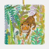 Jungle Roar - Tiger Keramikornament (Vorderseite)