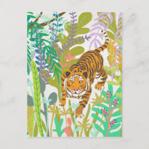 Jungle Roar - Tiger Postkarte