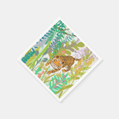Jungle Roar - Tiger Serviette (Ecke)