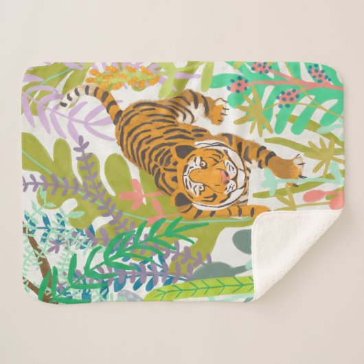 Jungle Roar - Tiger Sherpadecke (Vorderseite (Horizontal))