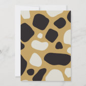 Jungle Safari 2. Geburtstag Junge Party Zoo Einladung (Rückseite)