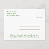 JUNGLE SAFARI ADVENTURE PINK Baby Shower Einladung (Rückseite)