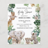 Jungle Safari Afrikanische Babys Tropischer Hausha (Vorderseite)