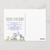 Jungle Safari Animal Baby Shows Postkarte (Rückseite)