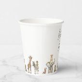 Jungle Safari Animals Adventure erwartet Baby Show Pappbecher (Rechts)