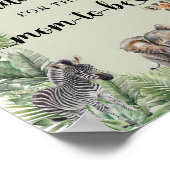 Jungle Safari Animals Advice für die zukünftige Mu Poster (Ecke)