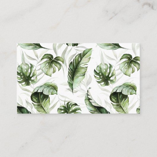 Jungle Safari Animals Baby Duschdusche Windel Raff Begleitkarte (Rückseite)