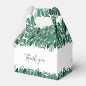 Jungle Safari Animals Baby Dusche Geschenkschachtel (Rückseite)