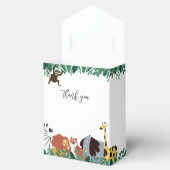 Jungle Safari Animals Baby Dusche Geschenkschachtel (Geöffnet)