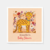 Jungle Safari Animals Baby Dusche Serviette (Vorderseite)