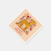 Jungle Safari Animals Baby Dusche Serviette (Ecke)