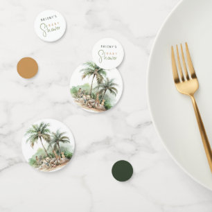 Jungle Safari Animals Baby Duschtisch Konfetti