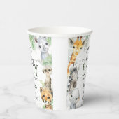 Jungle Safari Animals Boy Baby Shower Tropical Pappbecher (Rechts)