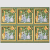Jungle Safari Animals Decoupage Seidenpapier (Vorderseite)