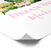 Jungle Safari Animals Dream Big Kinderzimmer Poste Poster (Ecke)