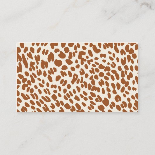 Jungle Safari Animals Kinderduschbücher für Kinder Begleitkarte (Rückseite)