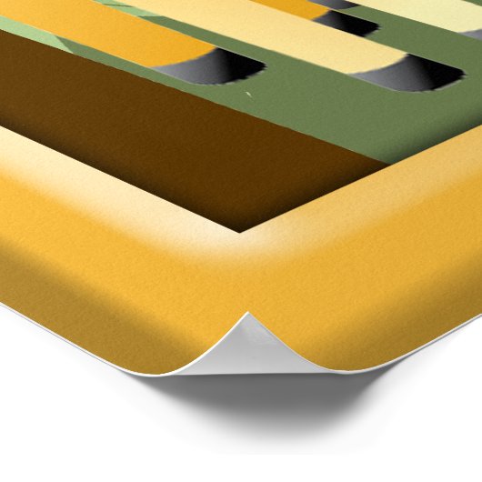 Jungle Safari Animals Kinderzimmer Poster (Ecke)