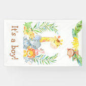 Jungle Safari Animals Niedlich Es ist eine Kinderd Banner (Horizontal)