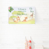 Jungle Safari Animals Oh Boy Baby Dusche Banner (InSitu)