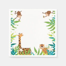 Jungle Safari Animals Party Napkins Serviette