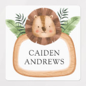 Jungle Safari Animals School Etiketten (Design 2)