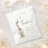 Jungle Safari Animals Wild Baby Dusche Vielen Dank Geschenktütchen (Ausgeschnitten)