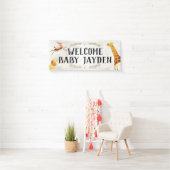 Jungle Safari Baby Duschbanner Banner (Insitu)