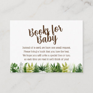 Jungle Safari Baby Duschbücher für Baby Begleitkarte