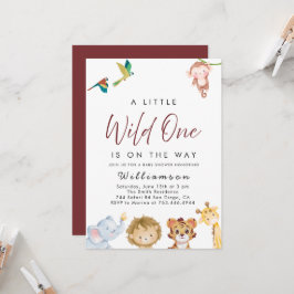 Jungle Safari Baby Dusche Einladung