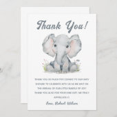 Jungle Safari Baby Dusche für Jungen Einladung (Vorne/Hinten)