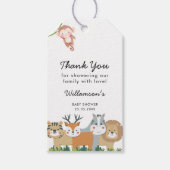 Jungle Safari Baby Dusche Geschenkanhänger (Vorderseite)