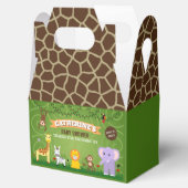 Jungle Safari Baby Dusche Geschenkschachtel (Geöffnet)