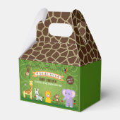 Jungle Safari Baby Dusche Geschenkschachtel (Vorderseite)