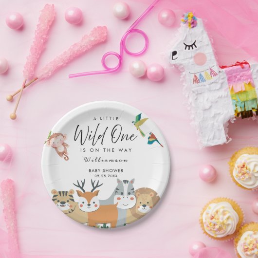 Jungle Safari Baby Dusche Pappteller (Party)