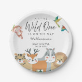 Jungle Safari Baby Dusche Pappteller (Vorderseite)