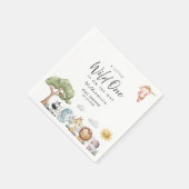 Jungle Safari Baby Dusche Serviette (Ecke)