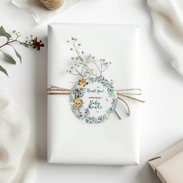 Jungle Safari Baby Dusche Vielen Dank Runder Aufkleber