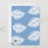 Jungle Safari Baby Shower Invitation Einladung (Rückseite)