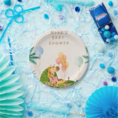 Jungle Safari Baby Shower Plates Pappteller (Party)